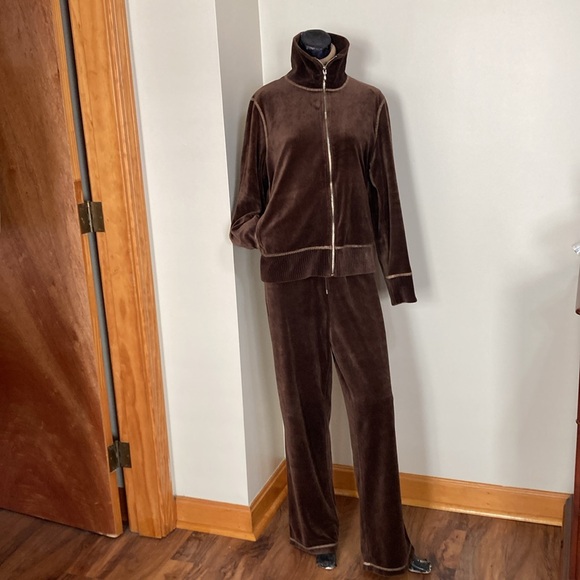 2pc. Jones NY ‘Velour’ Sweatsuit - Picture 2 of 5